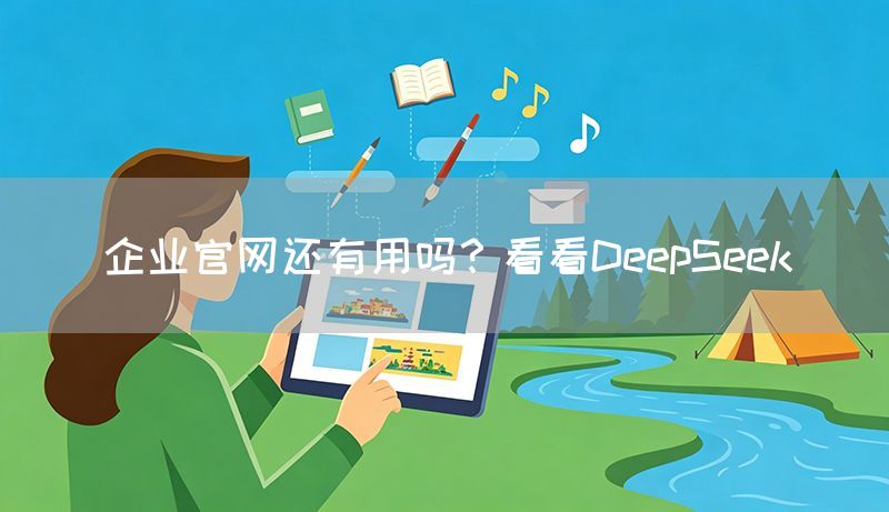 企業官網還有用嗎？看看DeepSeek