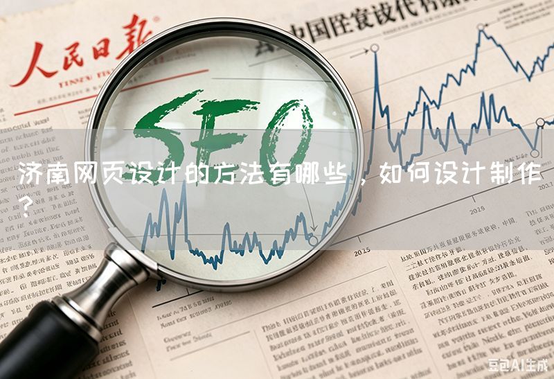 濟南網頁設計的方法有哪些，如何設計制作？(圖1)